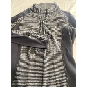 Lululemon Reversable‎ U-Turn Pullover 1/2 Zip Athletic Shirt-NO TAGS-Size 6